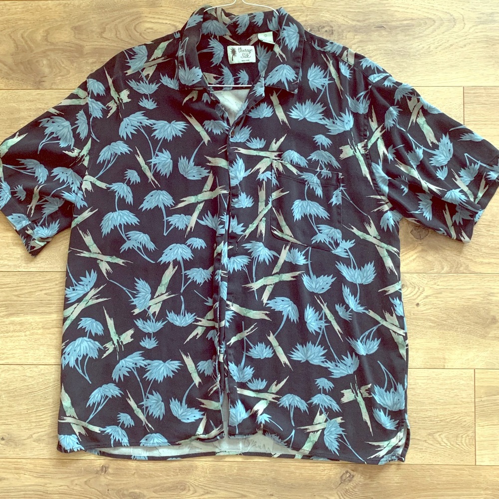Vintage Silk Button Up